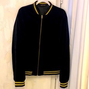Zara black and gold Jacket